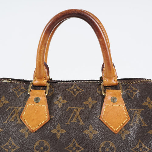 Authentic Louis Vuitton Monogram Speedy 25 M41528 Handbag vintage 04A306234807