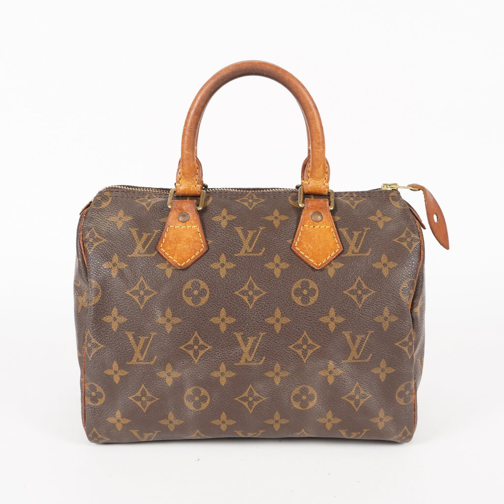 Authentic Louis Vuitton Monogram Speedy 25 Handbag vintage M41528 06E406820010