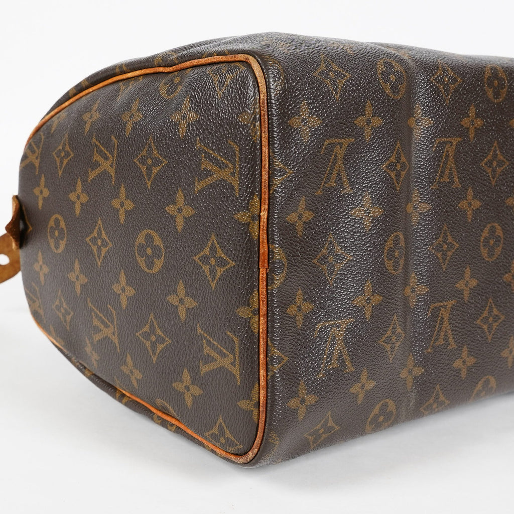 Louis Vuitton Speedy 30 Monogram Brown Handbag M41526 Used Vintage 07E245170012