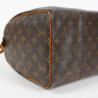 Louis Vuitton Speedy 30 Monogram Brown Handbag M41526 Used Vintage 07E245170012