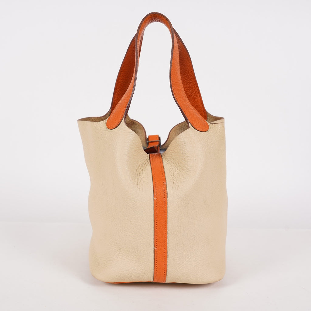 Hermes Picotin MM Casaque handbag, Taurillon Clemence leather 06E2416500029