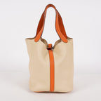 Hermes Picotin MM Casaque handbag, Taurillon Clemence leather 06E2416500029