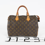 Louis Vuitton Speedy 30 Monogram Canvas Brown Boston Handbag M41526 08E065170002