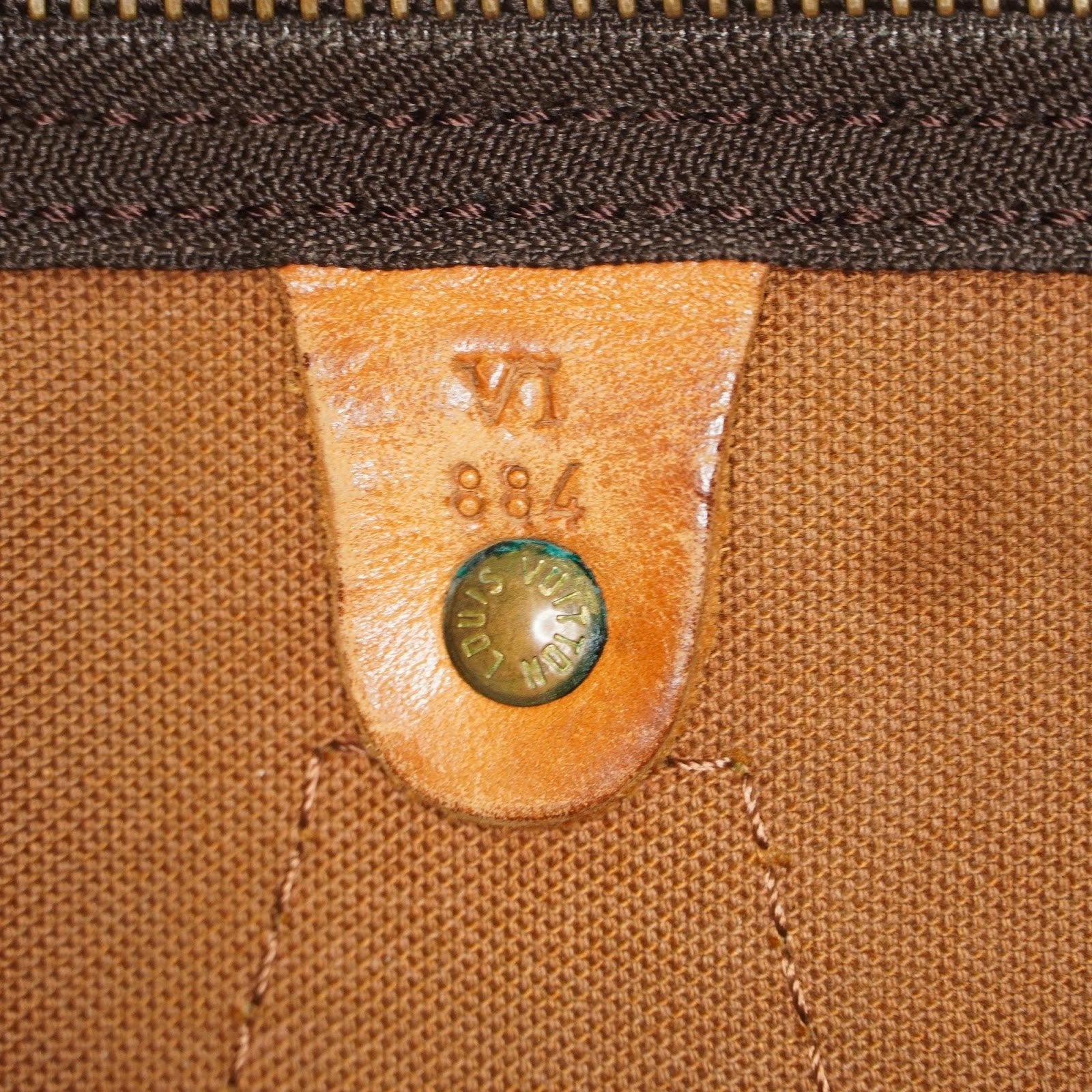 Louis Vuitton Speedy 35 Monogram Brown Boston Hand Bag M41524 Used 08E104070012