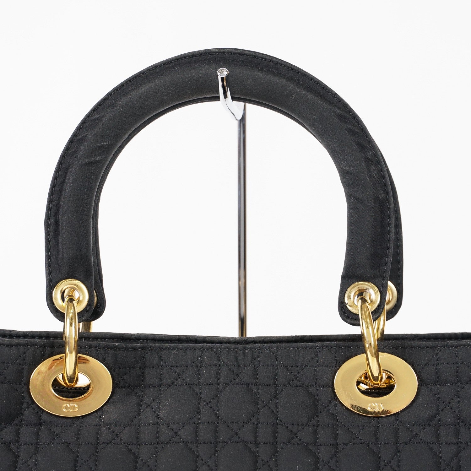 Christian Dior Black Nylon Medium Lady DIOR Bag VINTAGE 12E263850008