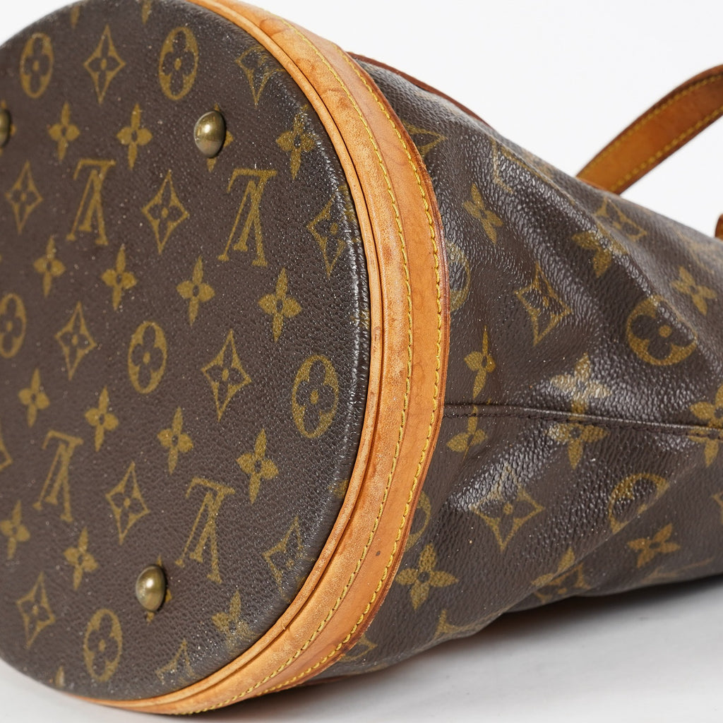 Louis Vuitton Monogram Bucket GM Shoulder Tote Bag Brown M42236 07E191760017