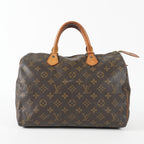 Authentic Louis Vuitton Monogram Speedy 30 M41526 Handbag vintage 03A226063227