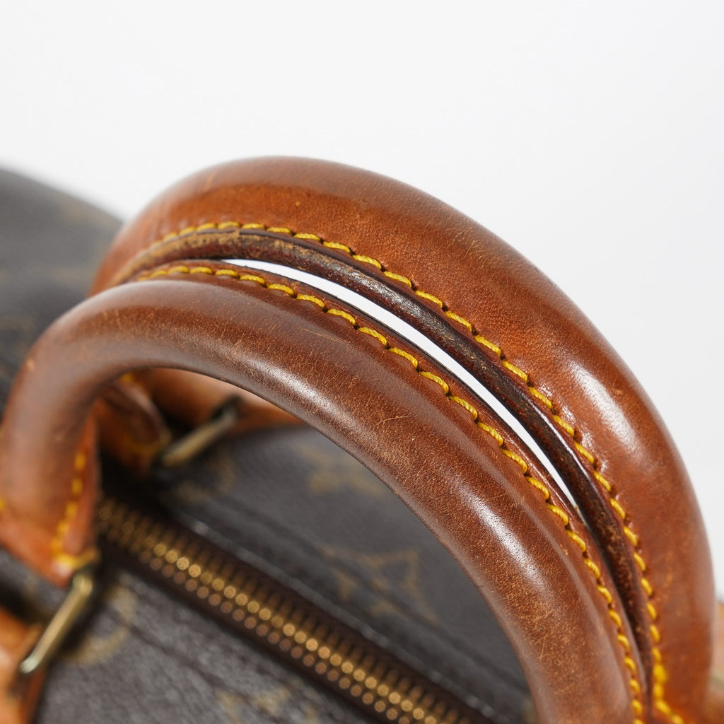 Louis Vuitton Speedy 25 Monogram Canvas Brown Boston Handbag Used 07E295830008
