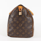 Authentic Louis Vuitton Monogram Speedy 35 M41524 Handbag 03A096063206
