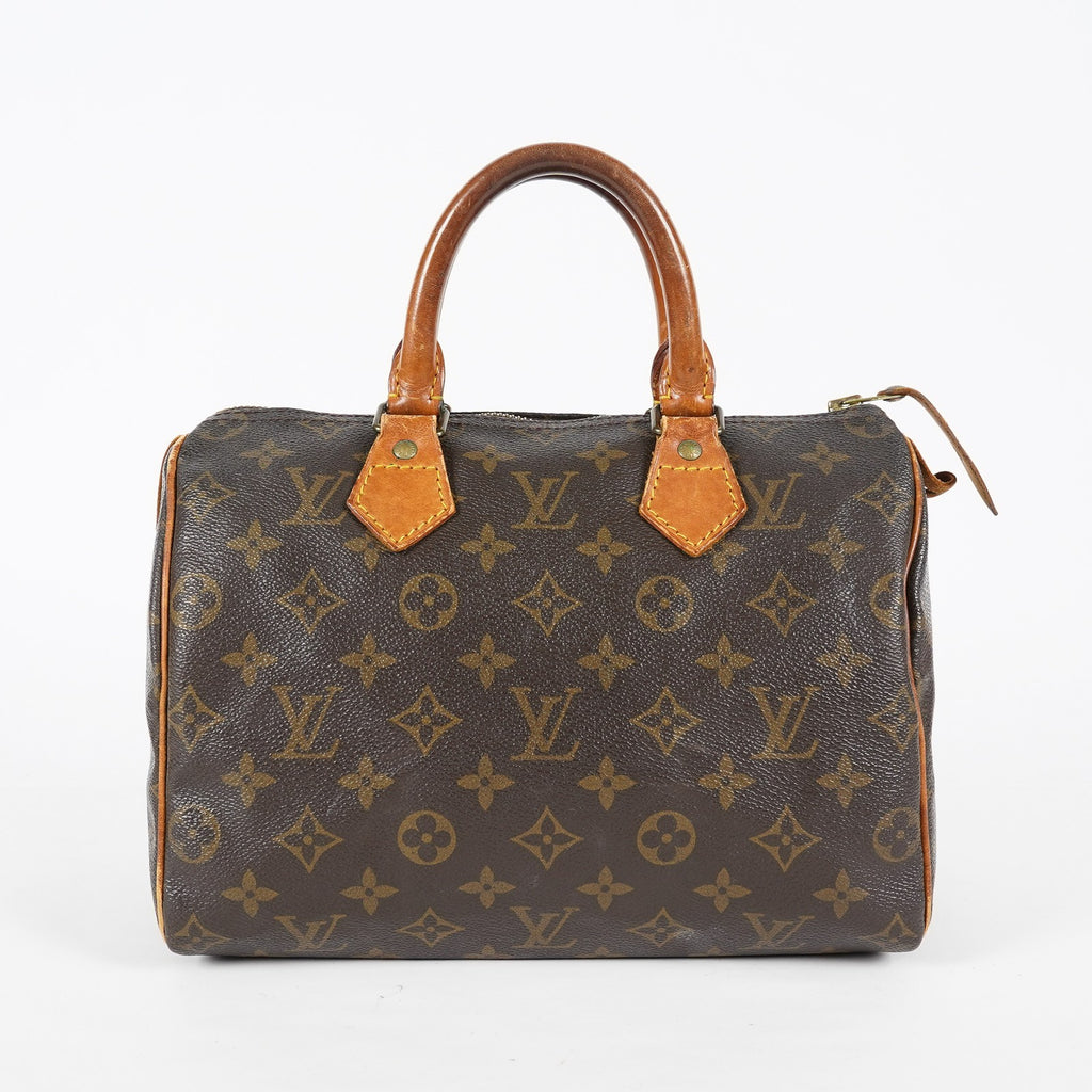 Louis Vuitton Speedy 25 M41528 Brown Monogram Canvas Used Handbag 08A226234803