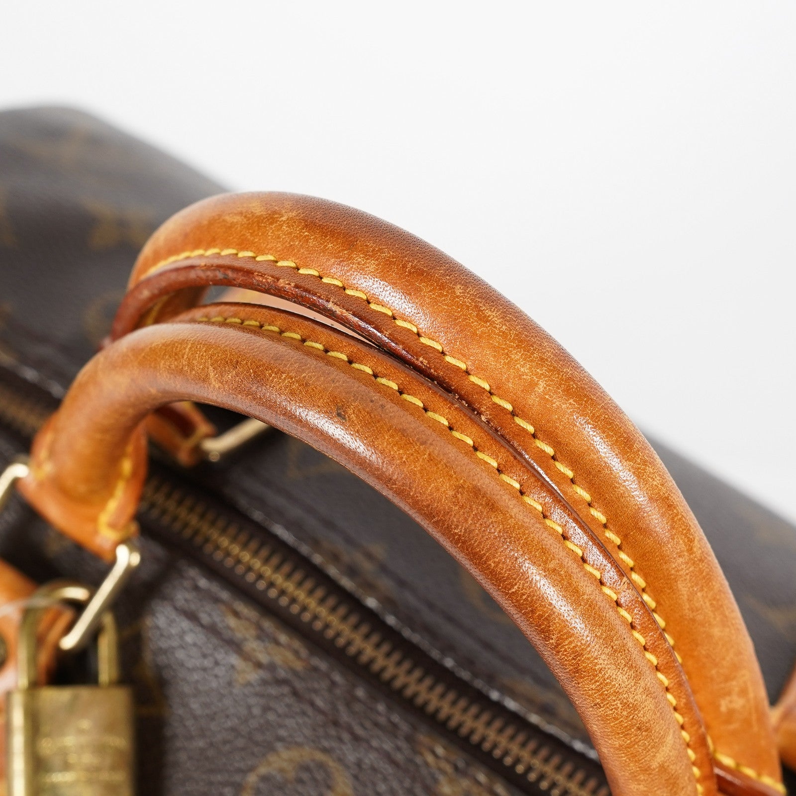 Louis Vuitton Monogram Speedy 30 Boston Handbag Brown Canvas M41526 07E067040029