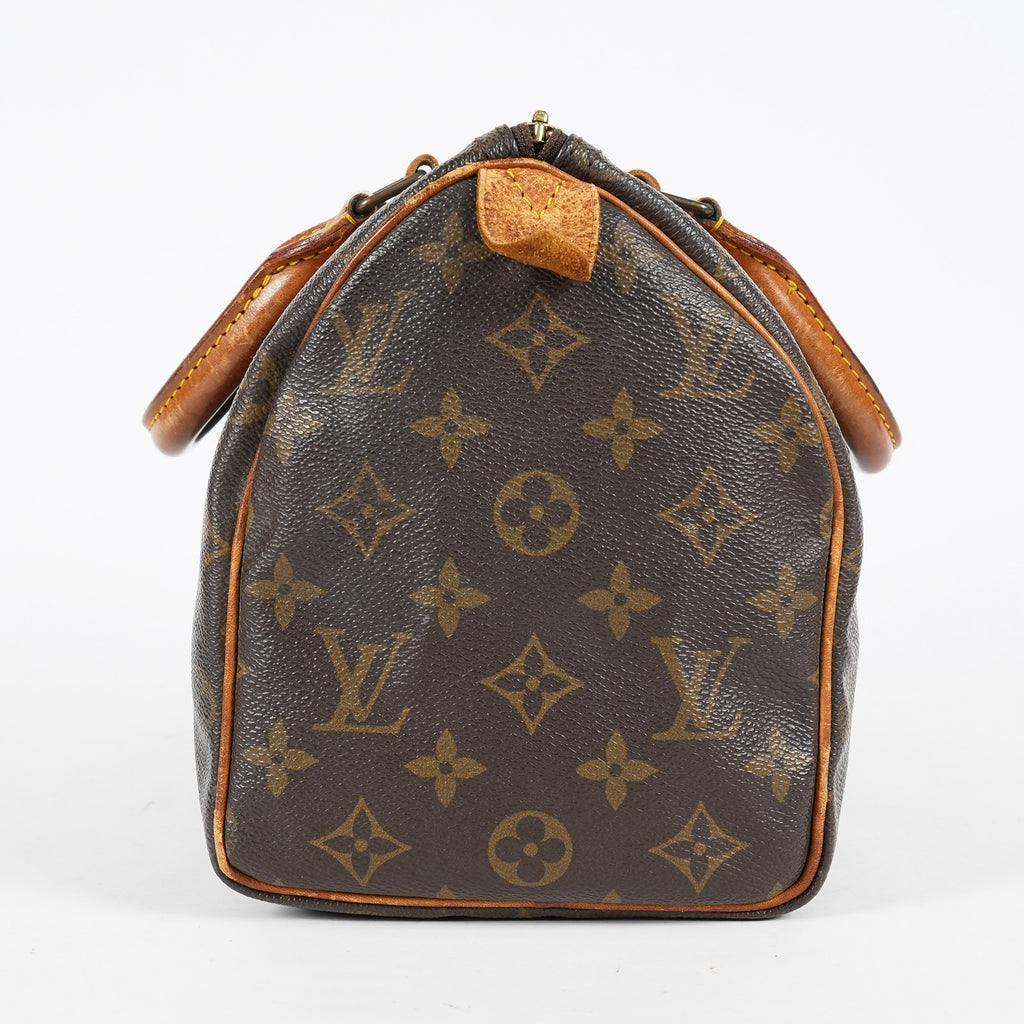 Louis Vuitton Speedy 25 M41528 Brown Monogram Canvas Used Handbag 08A226234803