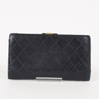 Chanel Authentic Vintage (80s/90s) Black Diamond Wallet 05E571320016