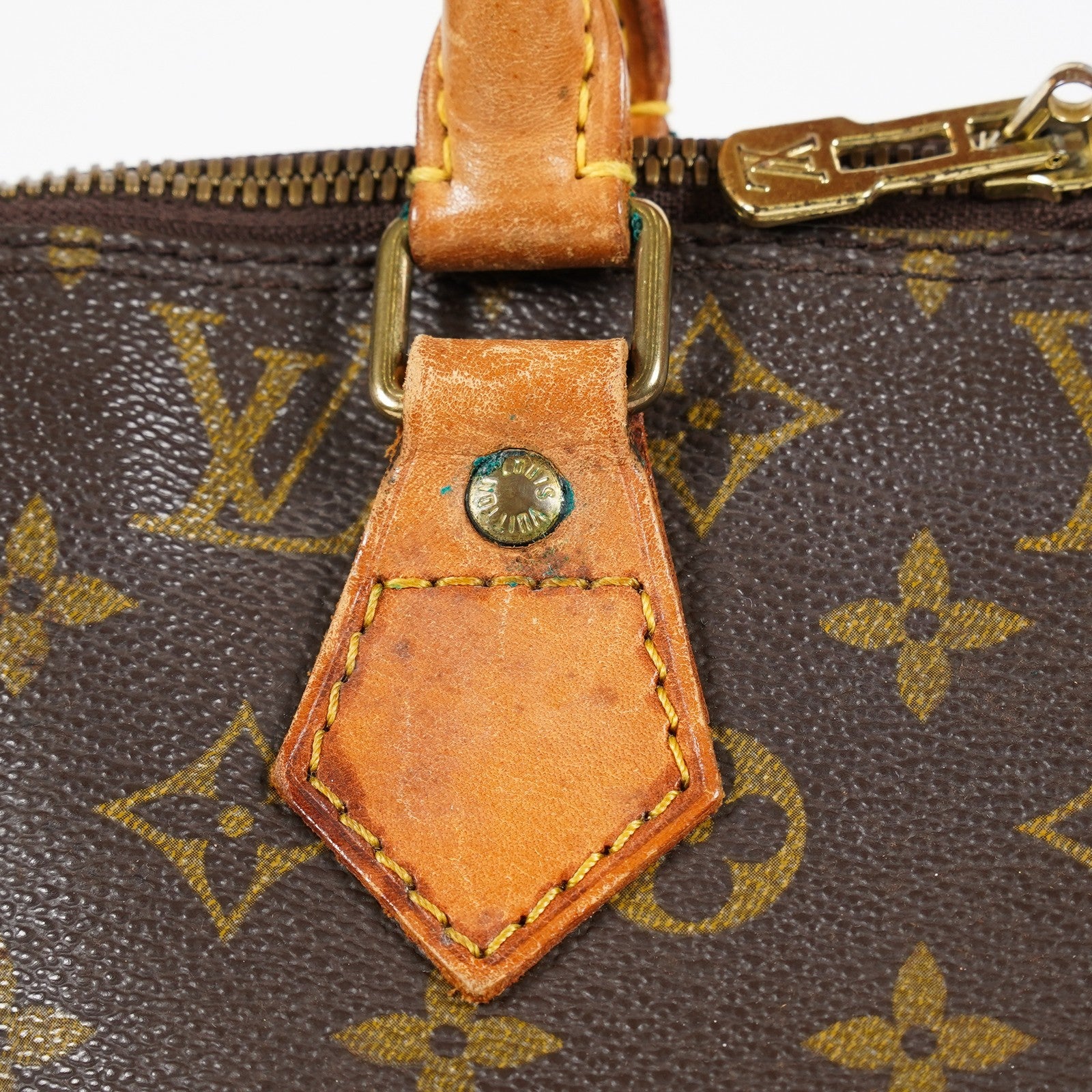 Louis Vuitton Alma PM M51130 Monogram Canvas Brown Bag Used Vintage 08A103088803