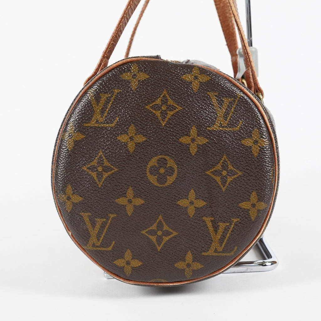 Louis Vuitton Papillon 26 Monogram Canvas Barrel Bag Brown M51385 07A202688424