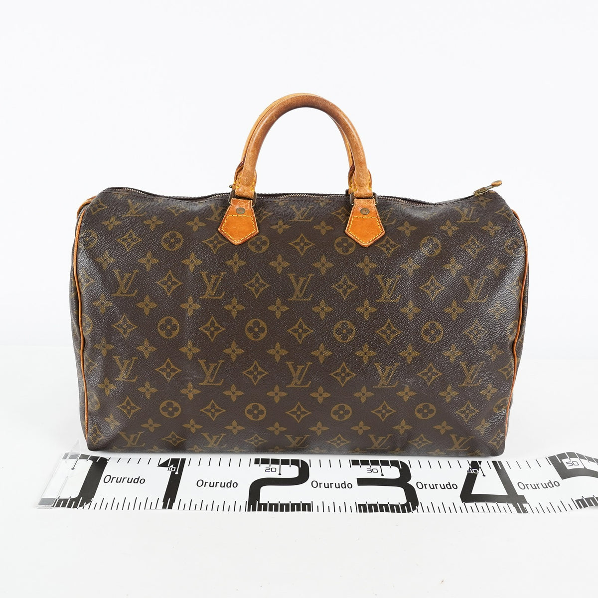 Louis Vuitton Speedy 40 M41522 Monogram Canvas Brown Used Handbag 09E194070006
