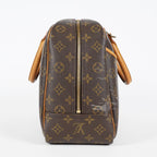 Louis Vuitton Monogram Deauville M47270 Hand Bag Brown Used Vintage 07A082288024