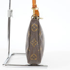 Louis Vuitton Monogram Pochette Accessoires Brown Bag M51980 Used 07E243410005