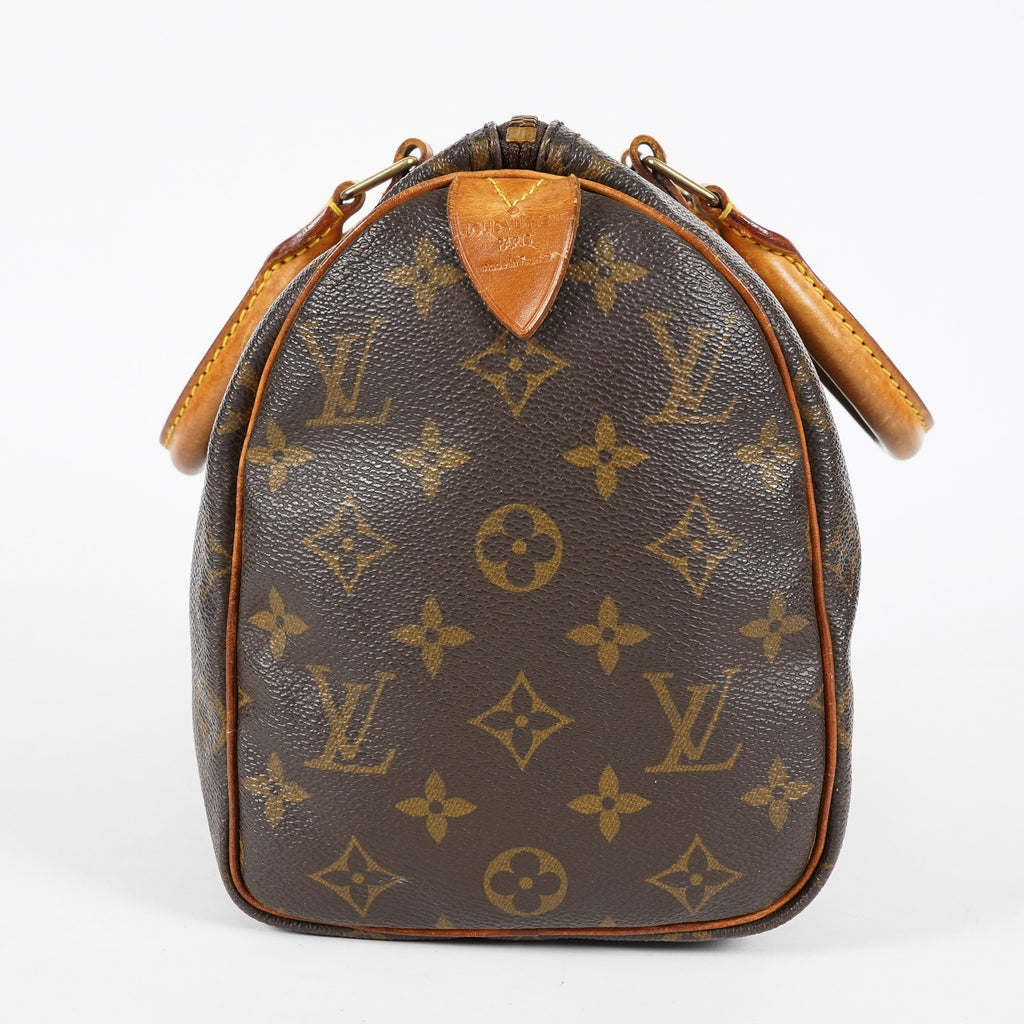 Louis Vuitton Monogram Speedy 25 Brown Canvas Handbag Used M41528 07A256978431