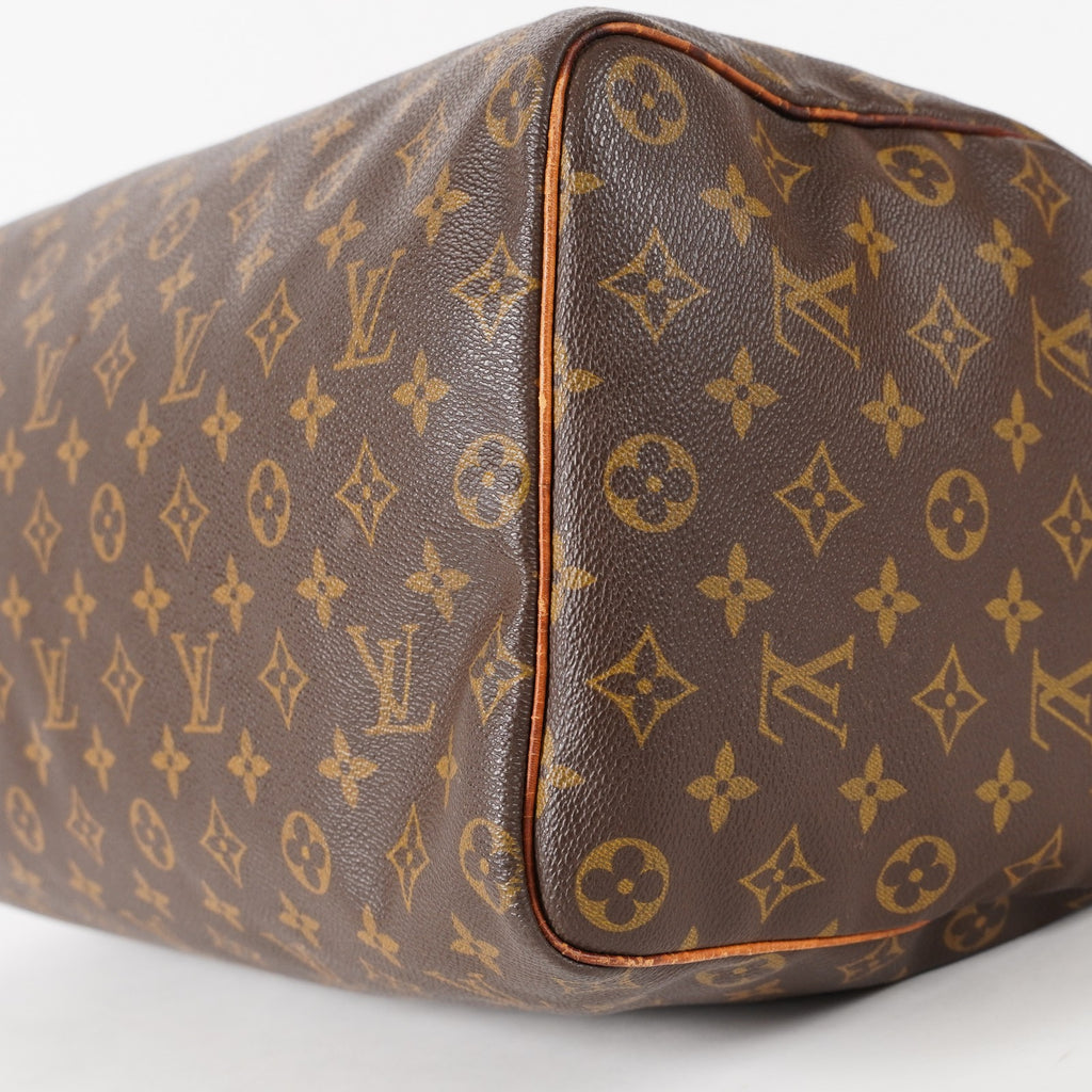 Authentic Louis Vuitton Monogram Speedy 40 Hand Boston Bag M41522 03E256050002