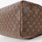 Authentic Louis Vuitton Monogram Speedy 40 Hand Boston Bag M41522 03E256050002