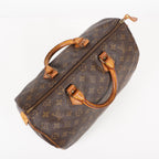 Authentic Louis Vuitton Monogram Speedy 35 Handbag vintage M41524 06E386050002