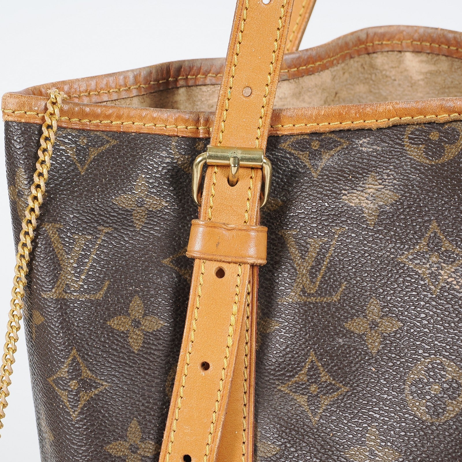 LOUIS VUITTON Monogram Bucket GM M42236 Shoulder Bag LV used 04A362516824