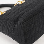 Christian Dior Black Nylon Medium Lady DIOR Bag VINTAGE 12E263850008
