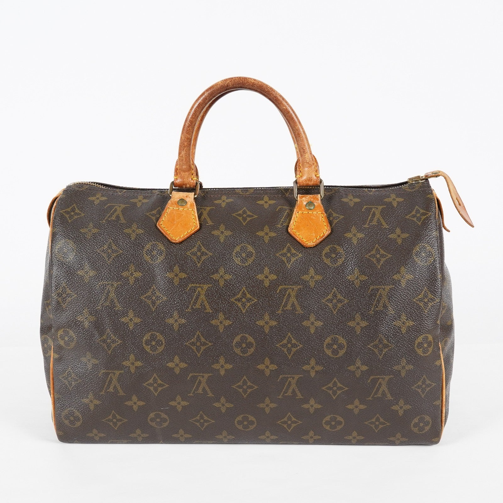 Louis Vuitton Speedy 35 M41524 Monogram Canvas Brown Used Handbag 08A365033603