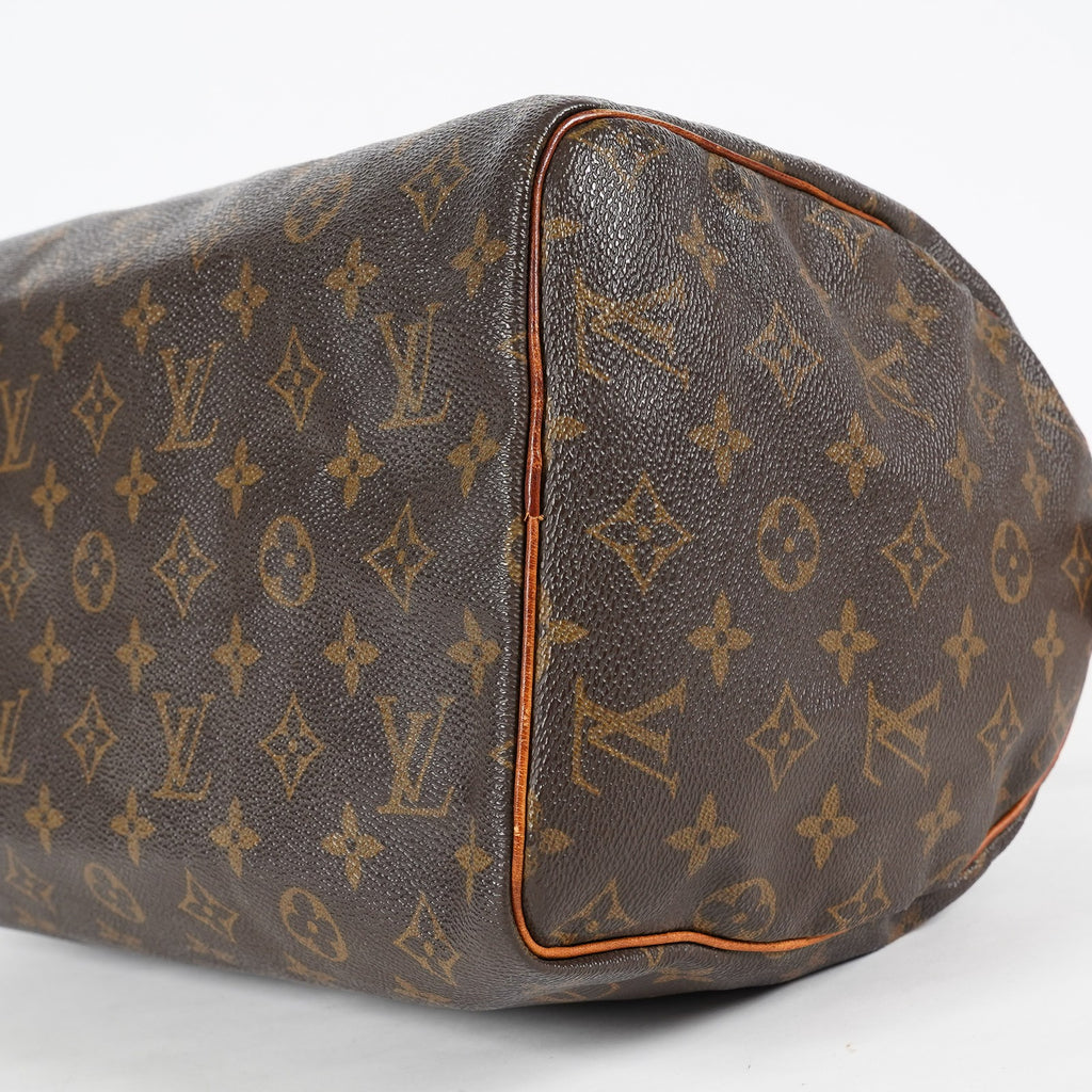 Louis Vuitton Speedy 30 M41526 Monogram Canvas Brown Used Handbag 08A045090803