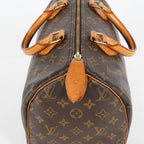 Louis Vuitton Speedy 30 Monogram Canvas Brown Hand Bag Used M41526 07A037035614