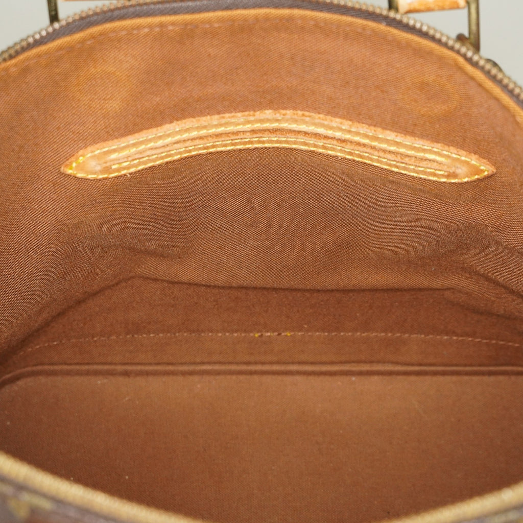 Louis Vuitton Alma PM M51130 Monogram Canvas Brown Used Handbag 09E112530011