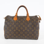 Louis Vuitton Speedy 30 M41526 Monogram Canvas Boston Hand Bag Used 07E064290007