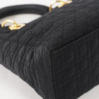 Christian Dior Black Nylon Medium Lady DIOR Bag VINTAGE 12E263850008