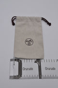 Hermes Dust Bag Storage Pouch Drawstring Beige Logo Authentic 13x21