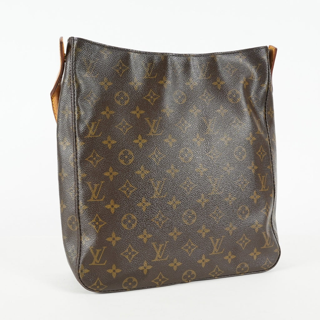 Louis Vuitton Looping GM M51145 Monogram Canvas Brown Shoulder Bag 09E183410010
