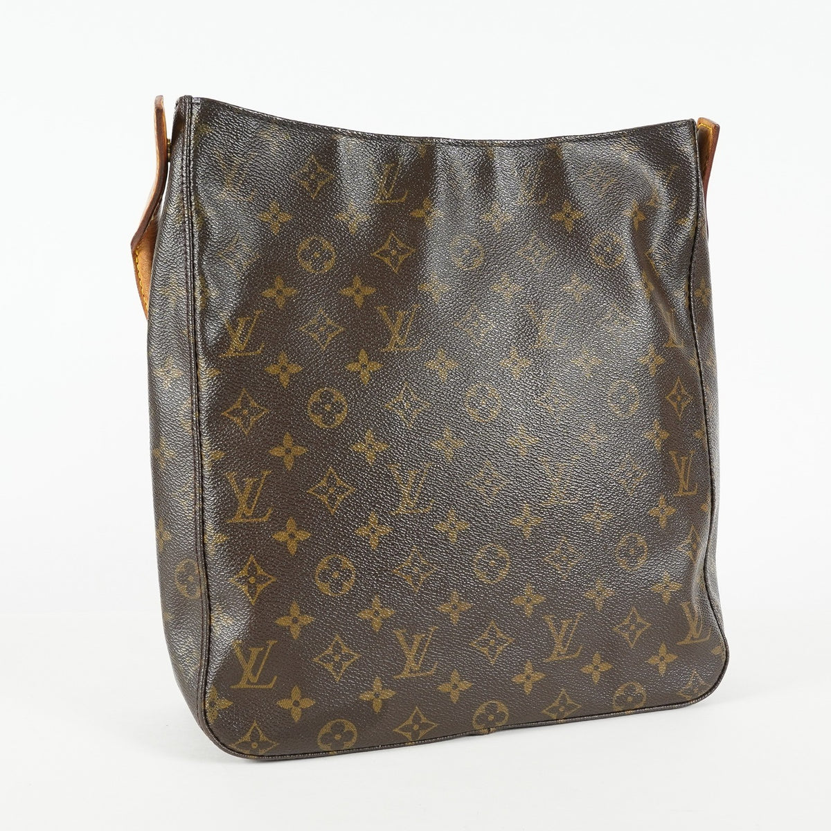 Louis Vuitton Looping GM M51145 Monogram Canvas Brown Shoulder Bag 09E183410010