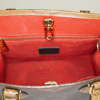 Louis Vuitton OnTheGo PM Monogram Reverse Canvas Tote M46373 Brown 07E0920130030