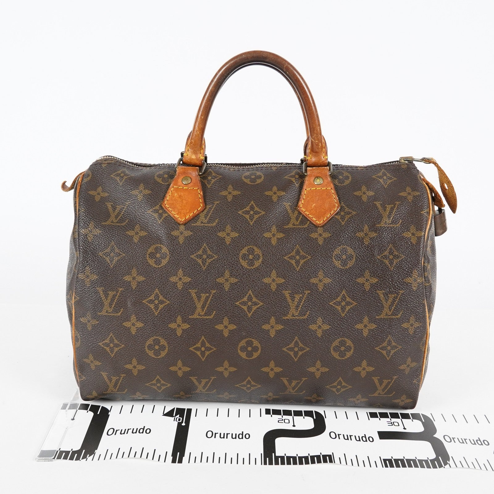 Louis Vuitton Speedy 30 M41526 Monogram Canvas Boston Hand Bag Used 07E064290007