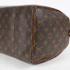 Louis Vuitton Speedy 30 Monogram Brown Handbag M41526 Used Vintage 07E245170012