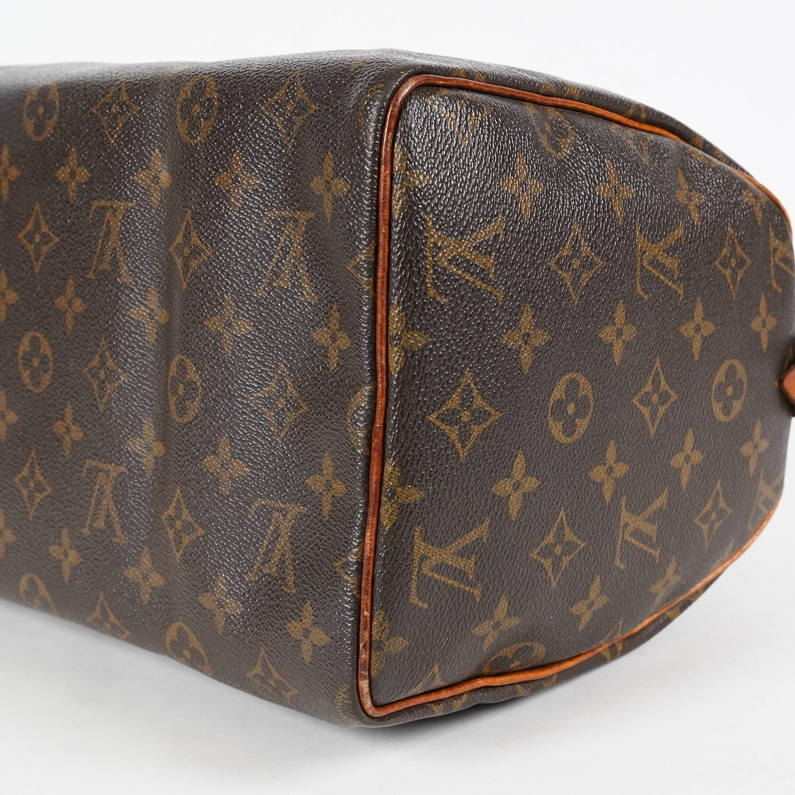 Louis Vuitton Speedy 30 Monogram Brown Handbag M41526 Used Vintage 07E245170012