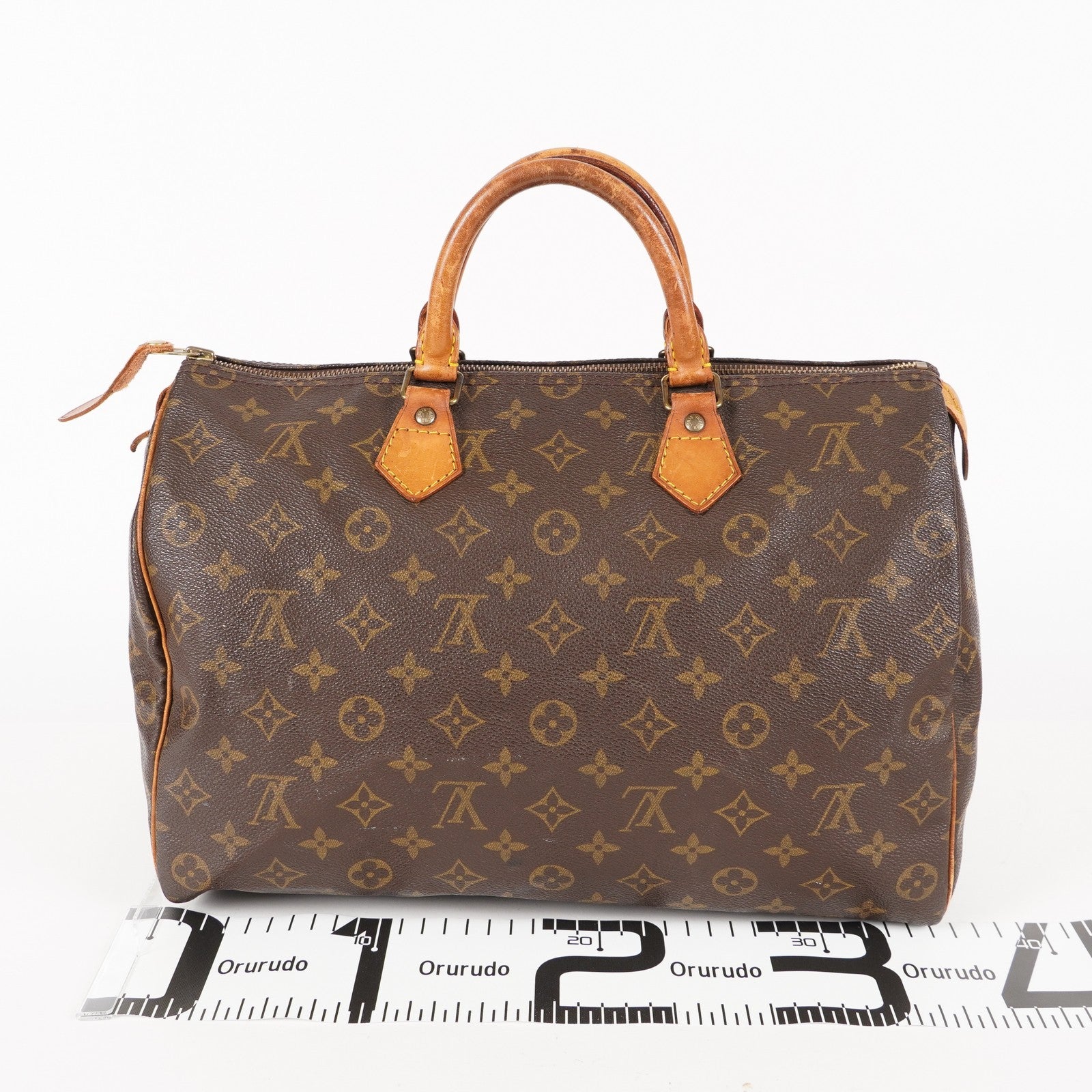 Authentic Louis Vuitton Monogram Speedy 35 Handbag vintage M41524 06E386050002