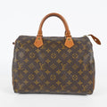 Louis Vuitton Speedy 30 Monogram Canvas Hand Bag Brown Used M41526 07A145319608