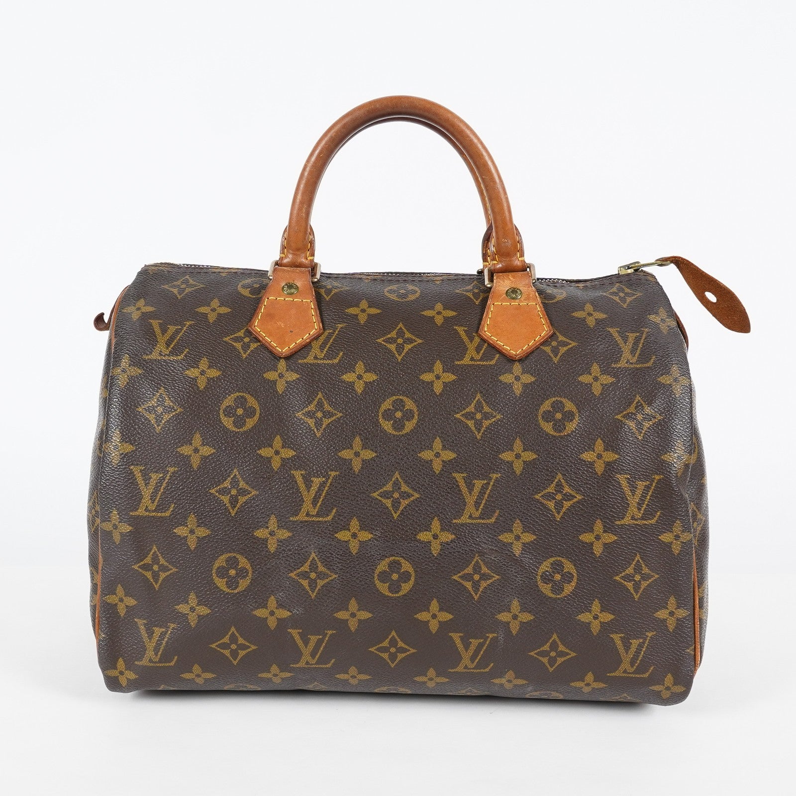 Louis Vuitton Speedy 30 Monogram Canvas Hand Bag Brown Used M41526 07A145319608