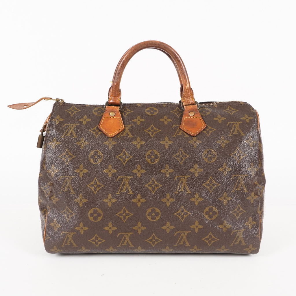 Authentic Louis Vuitton Monogram Speedy 30 Handbag vintage M41526 06E325720010