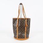 Louis Vuitton Monogram Bucket GM Shoulder Tote Bag Brown M42236 07E191760017