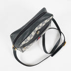 GUCCI Sherry Line GG Supreme Shoulder Bag Navy Crossbody Vintage 08E242640010