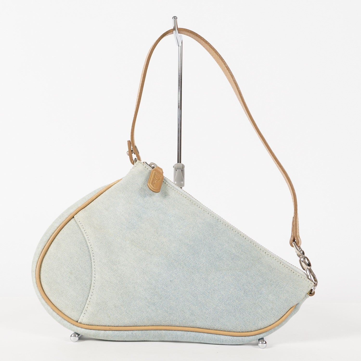 CHRISTIAN DIOR Mini Light Denim Saddle Bag Pouch vintage Y2K 12E124840016
