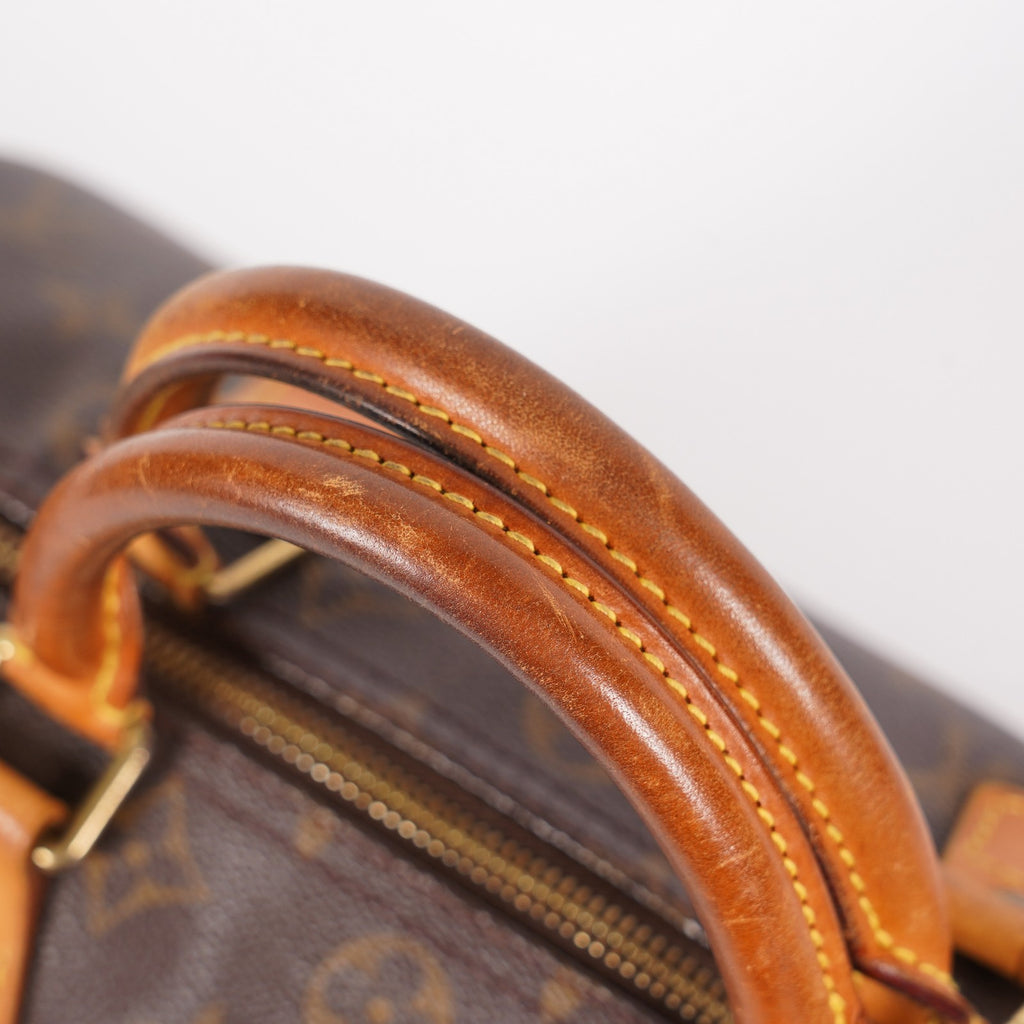 Louis Vuitton Monogram Speedy 30 Handbag Brown Coated Canvas M41526 06E035170030