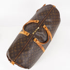 LOUIS VUITTON Monogram Keepall 60 Boston Bag LV Auth M41422 05E424070016